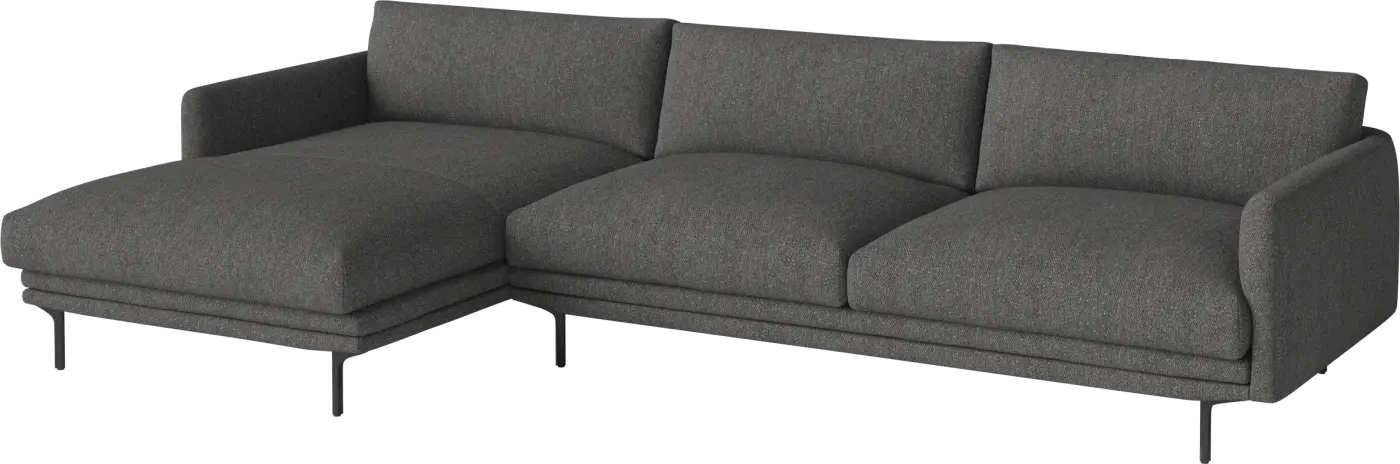 Bolia Lomi Chaiselongue-Sofa - Memory - Light Grey