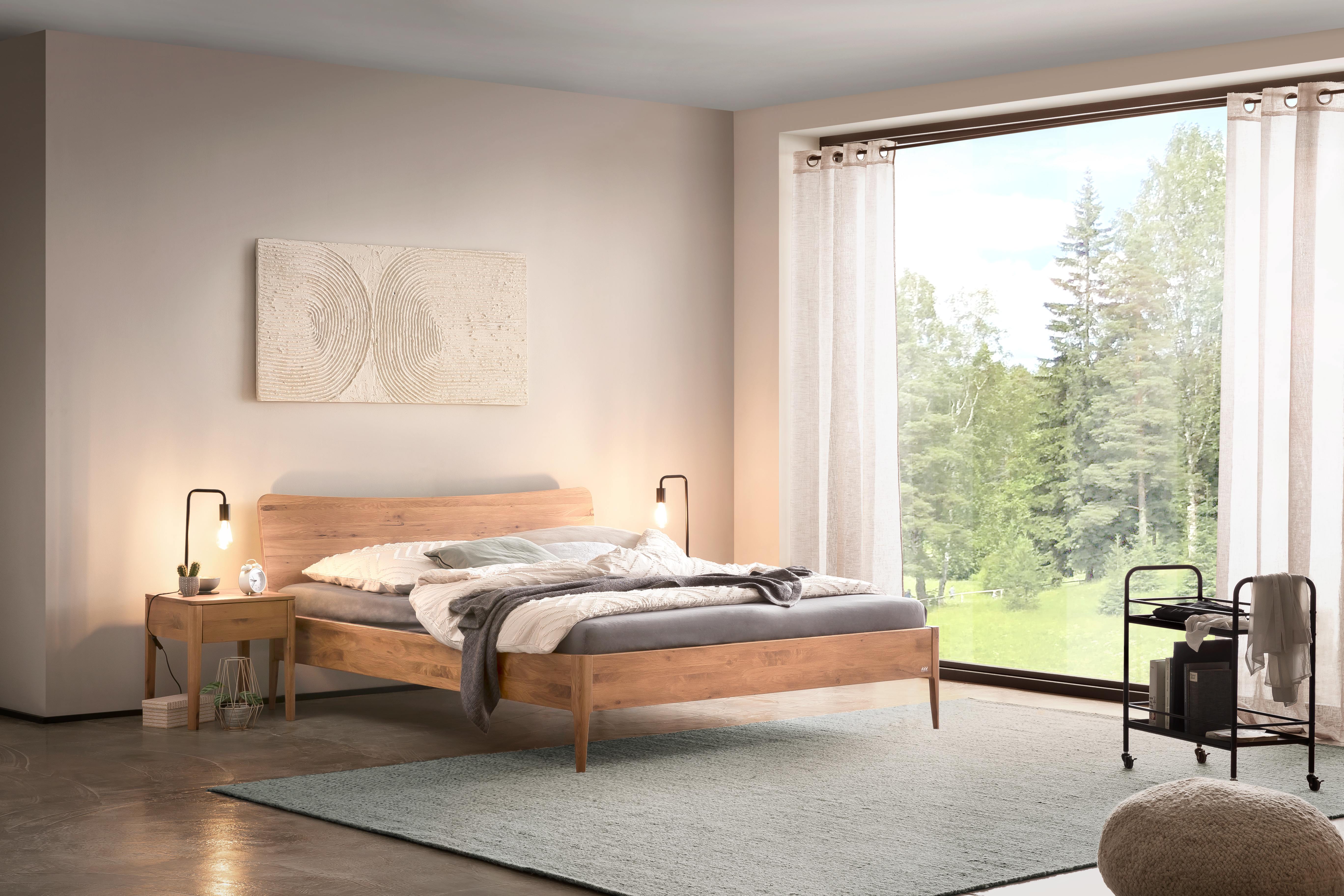 Hasena Bett aus Buche - 180x200cm - LOUNGE 