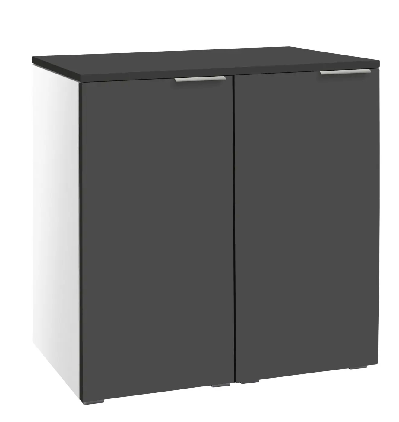 Hasena Kommode PORTINA - 90 cm -  Weiss / Anthracit