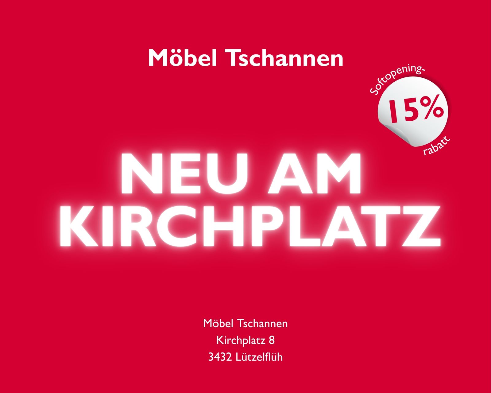 promo, werbung, neon, rot, softopening