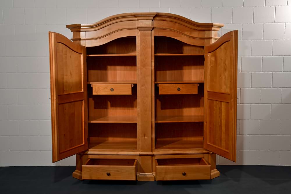 Massivholzschrank Casalupa Kirschbaum 180x190x61 cm