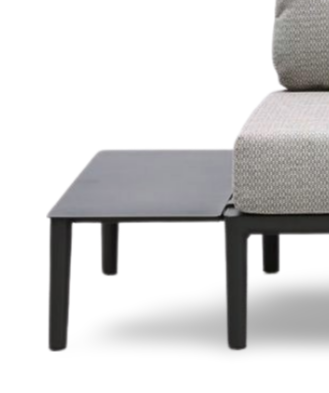 sofa, tisch, beistelltisch, bein, grau