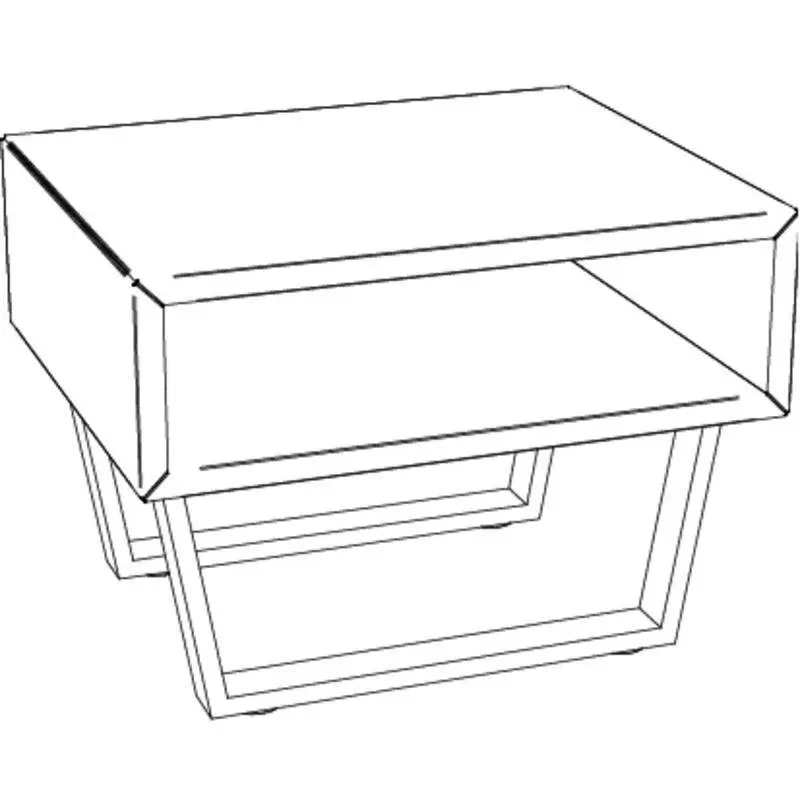 Hasena Nachttisch JOSE - 50 cm - Eiche bianco, geölt