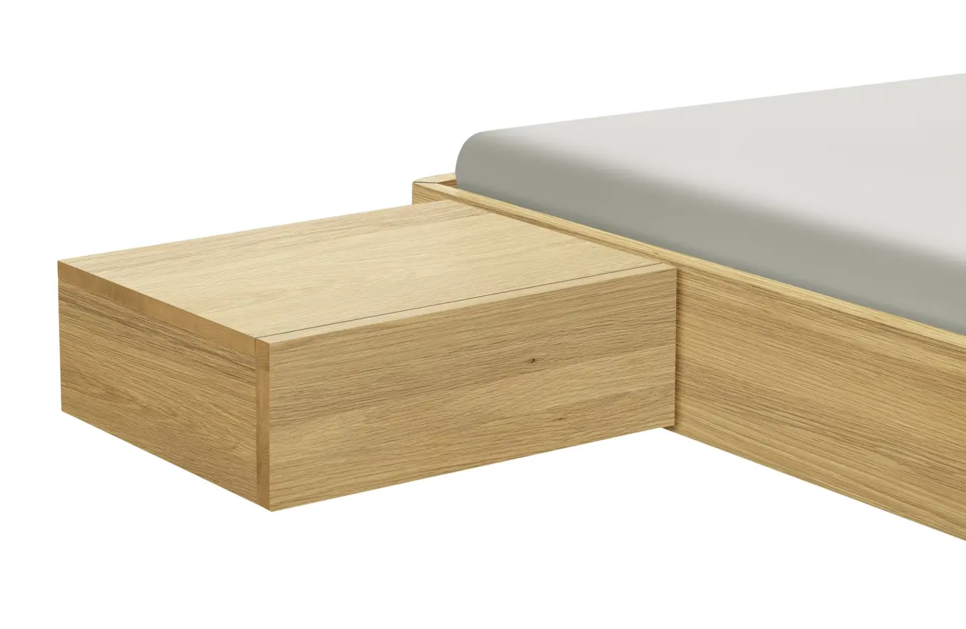 Hasena Nachttisch CAJA - 48 cm - Eiche bright, geölt
