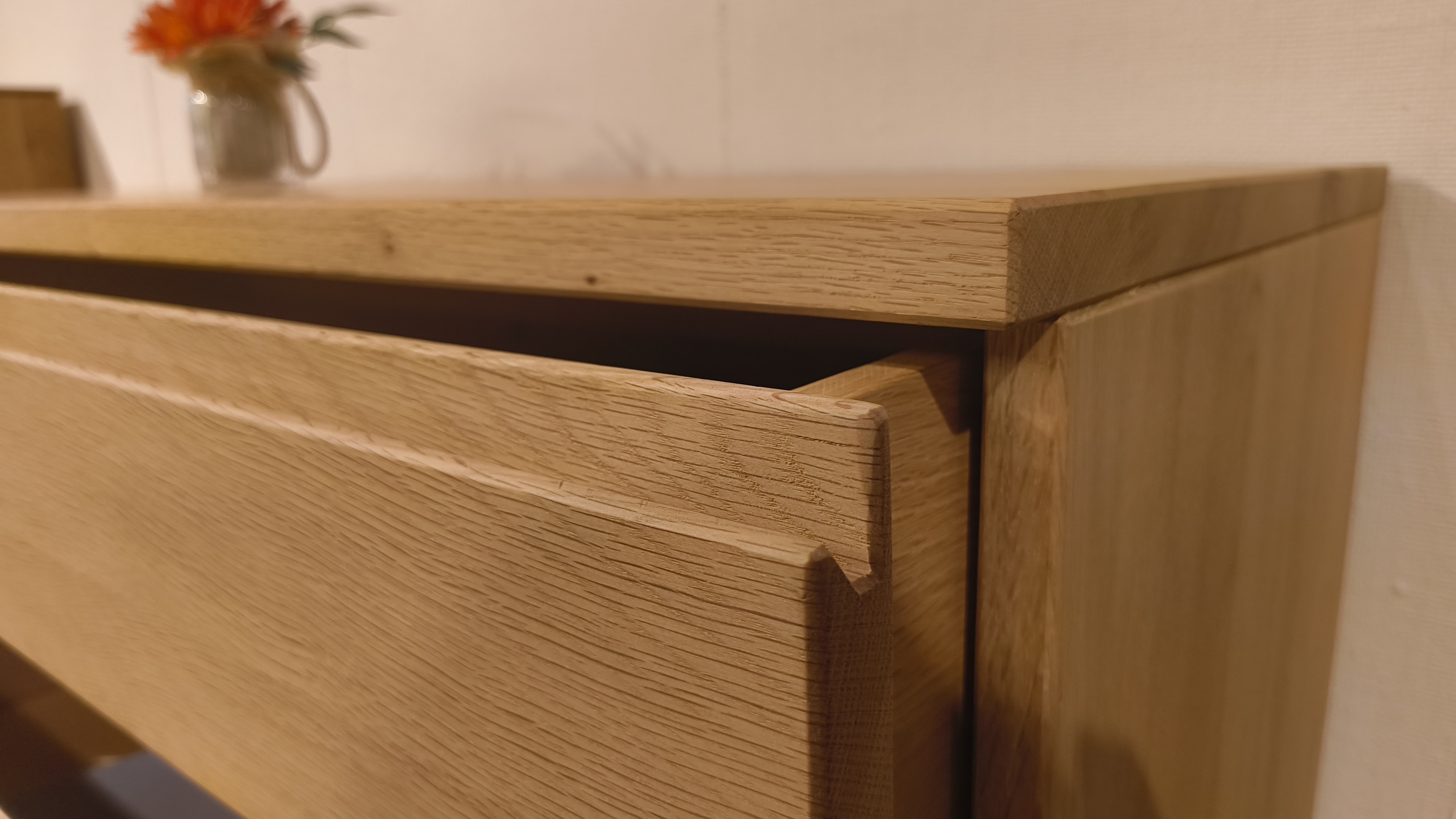 Holz, Kommode, Holzfurnier, Schublade, Naturholz