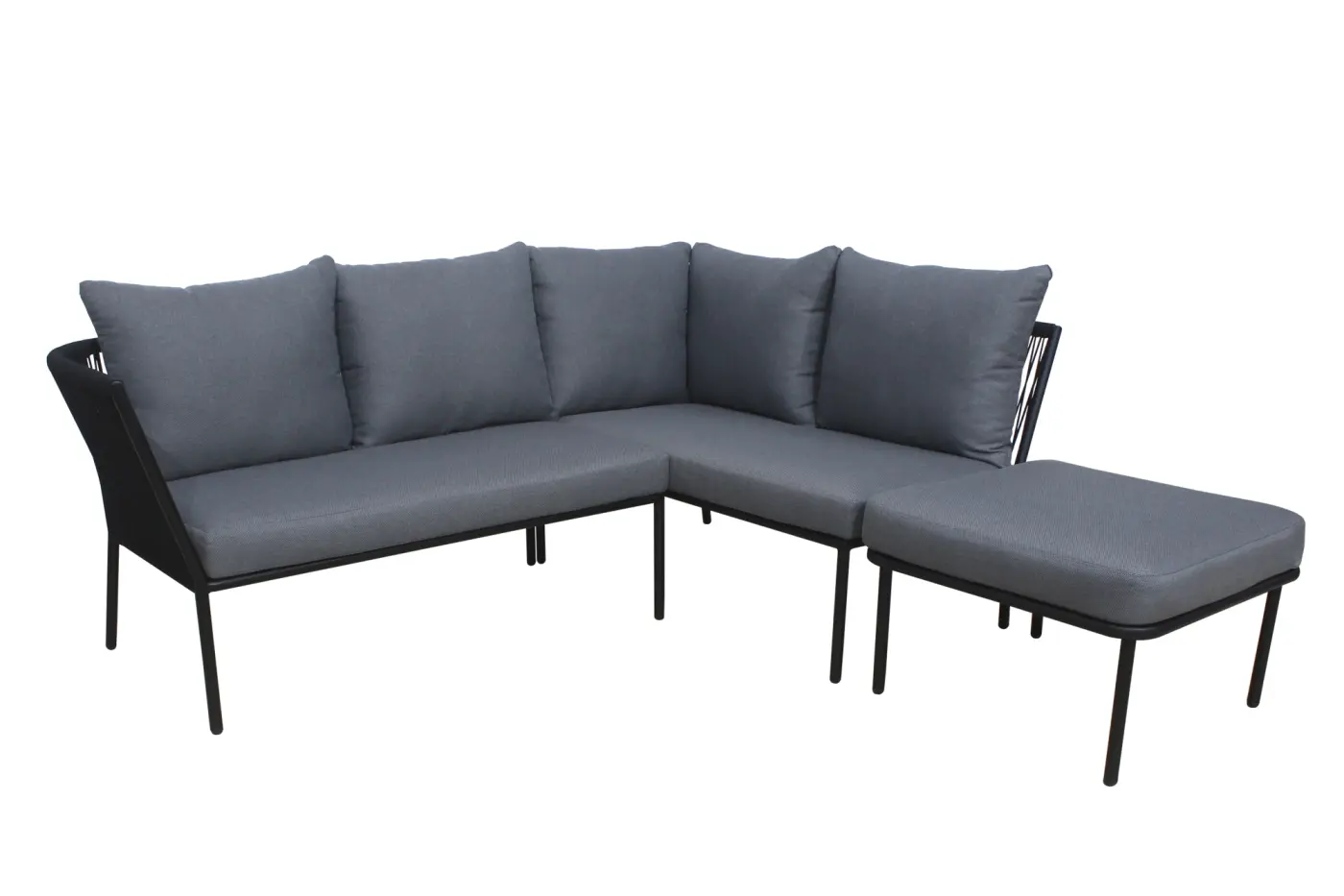 Loungegruppe Viola kleine Ecke mit Hocker