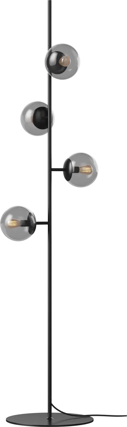 Stehleuchte Orb Schwarz