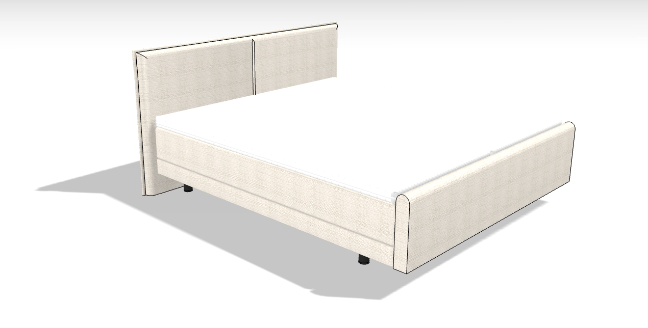 FEMIRA Boxspringbett FeMyDream 3 - Kopfteil 10 - Liegefläche 180x200cm - mit Motoren Moebel