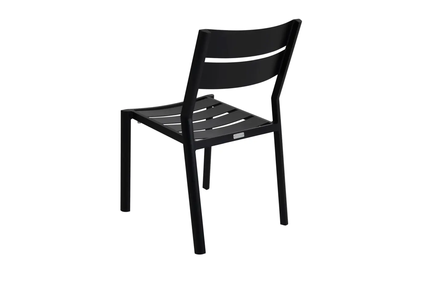 Gartenstuhl Delia schwarz, ohne Armlehnen, stapelbar Gartenstuhl Delia schwarz, ohne Armlehnen, stapelbar