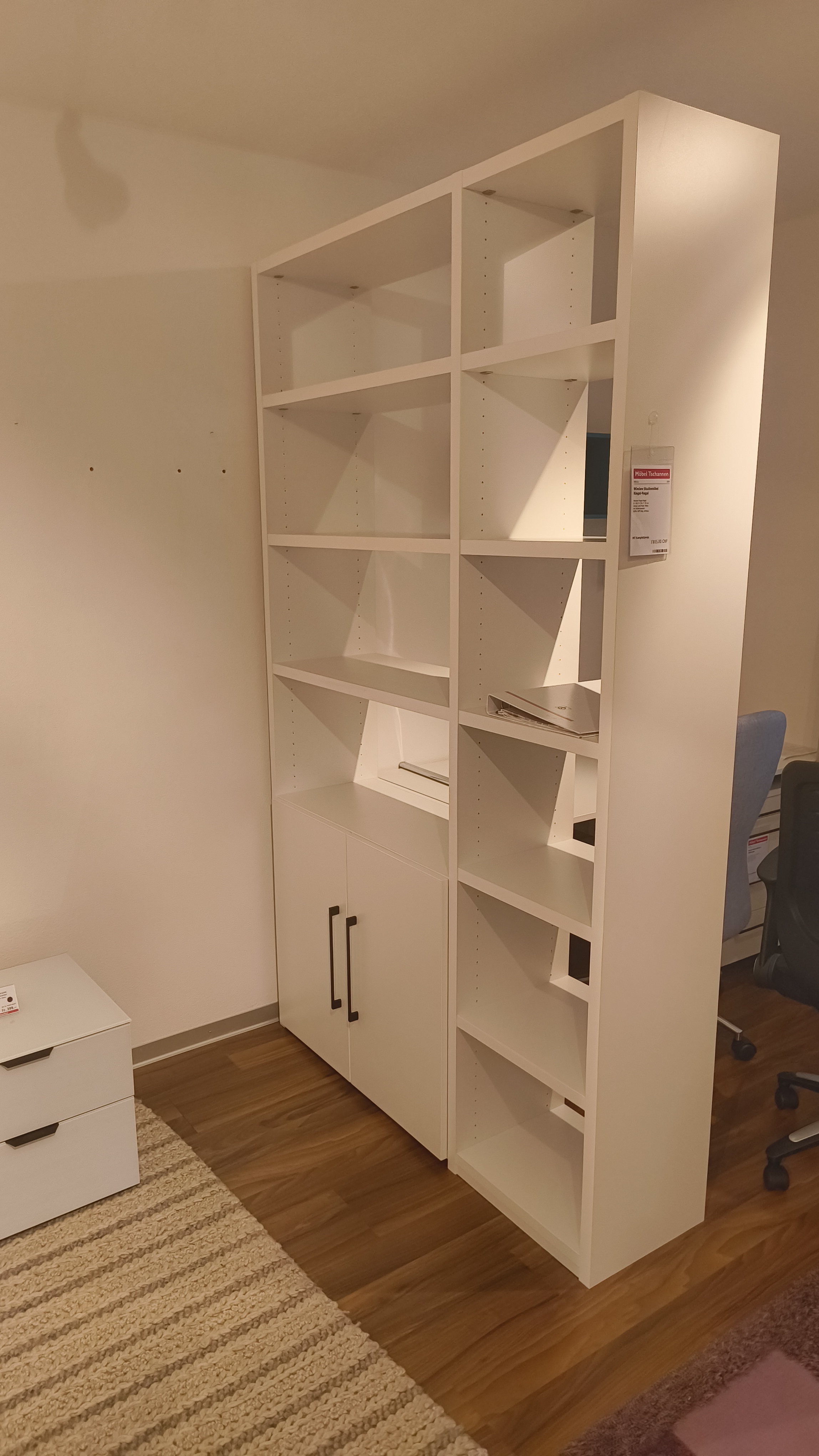 Regal, Bücherregal, weiß, offenes Regal, Wohnzimmermöbel